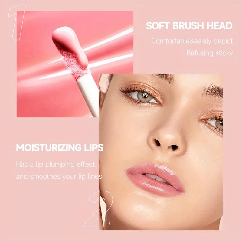 Lápiz labial líquido con crema labial de mantequilla, no pegajoso, hidratante, alto pigmento para maquillaje de labios Sexy rojo desnudo cosmético