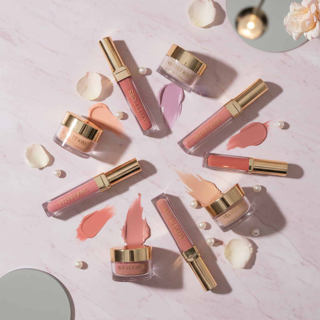 Lápiz labial líquido con crema de mantequilla